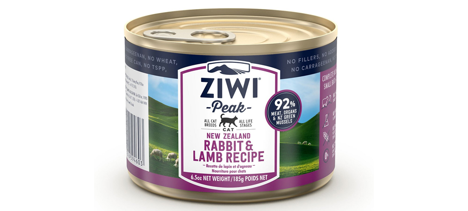 Best Wet Food for Adult Outdoor Cats: Ziwi Peak Rabbit & Lamb Recipe Canned Cat Food