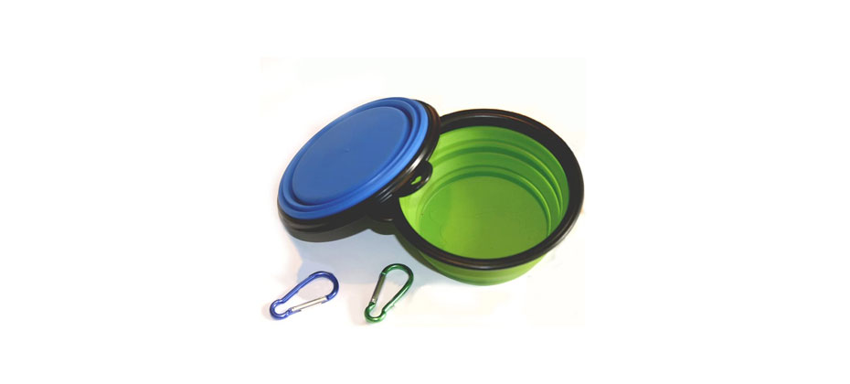 COMSUN 2-Pack Collapsible Dog Bowl
