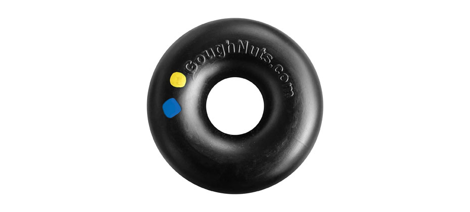 Best for Aggressive Chewers: Goughnuts Durable Rubber Dog Chew Toy Ring