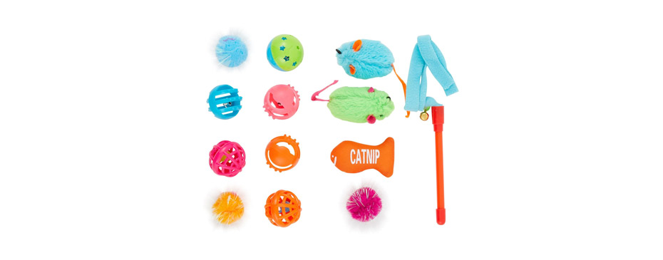 Best Value: Hartz Just For Cats Toy Variety Pack of 13 Piece