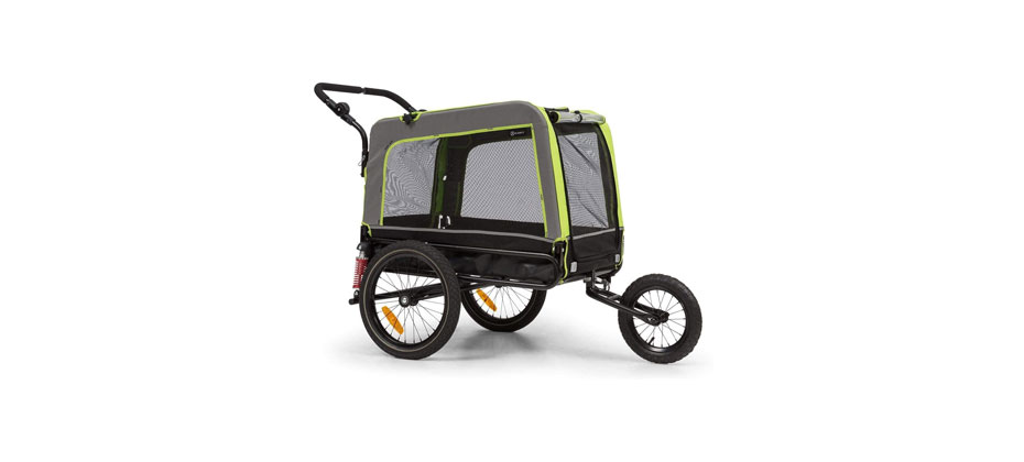  Klarfit Husky Vario 2-In-1 Dog Trailer