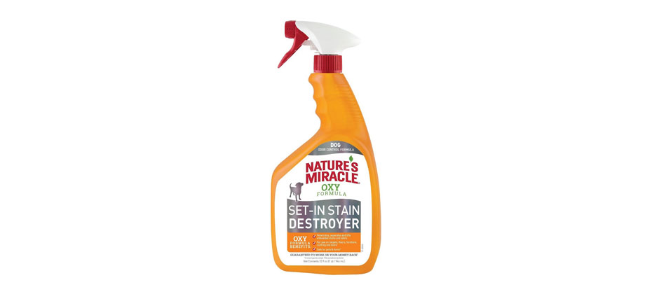 Fast-Acting: Nature’s Miracle OXY Formula Stain And Odor Remover