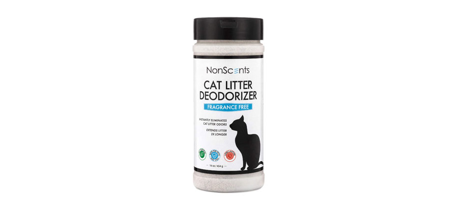 Long-Lasting: NonScents Cat Litter Deodorizer Odor Control