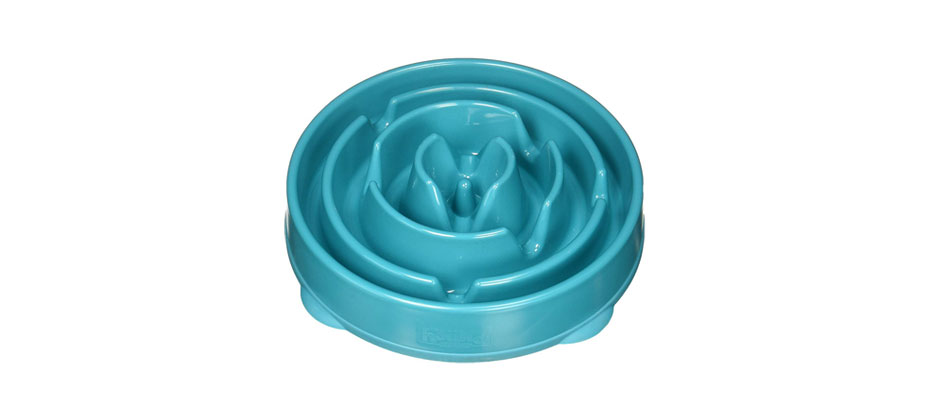 Outward Hound Plastic Slow Feeder Interactive Bowl