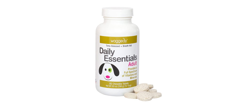 Waggedy Daily Essentials Multivitamin Adult Dog Supplement