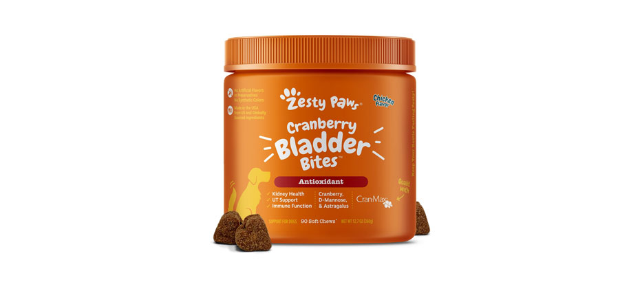 Zesty Paws Cranberry Bladder Bites