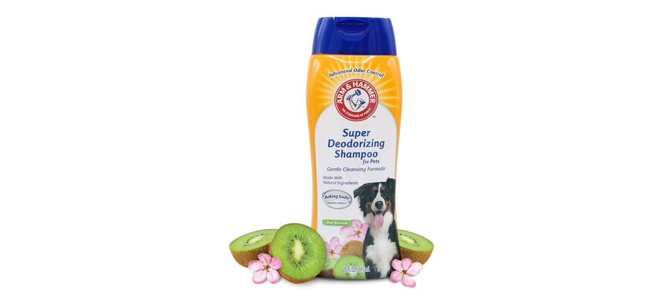 Best Smelling: Arm & Hammer Kiwi Blossom Super Deodorizing Dog Shampoo