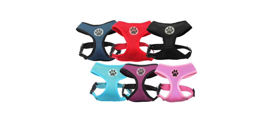 BINGPET Soft Mesh Dog Harness