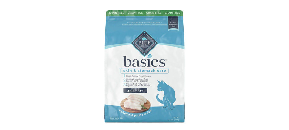 Blue Buffalo Basics Fish & Potato Indoor Dry Cat Food