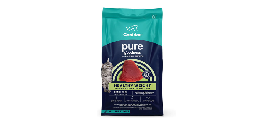 CANIDAE Grain-Free PURE Limited Ingredient Indoor Cat Food 