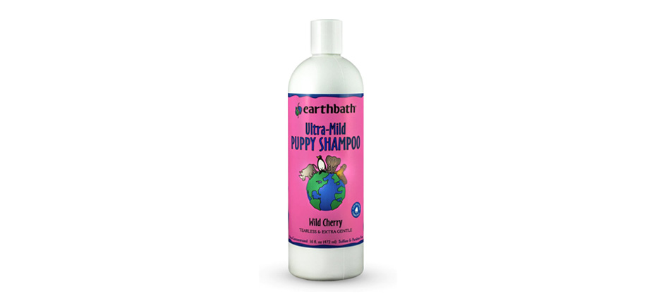 Best Soap-Free: Earthbath Ultra-Mild Wild Cherry Puppy Shampoo