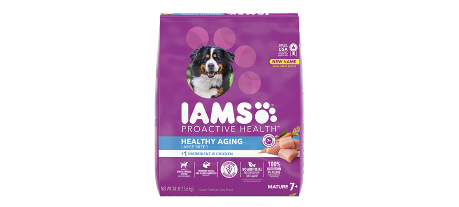 Best for Large Breeds: Iams Mature Adult Large Breed Dry Dog Food