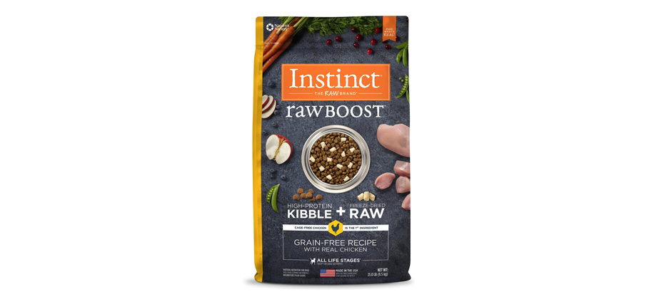 Instinct Raw Boost Grain-Free Recipe with Real Chicken & Freeze-Dried Raw Pieces