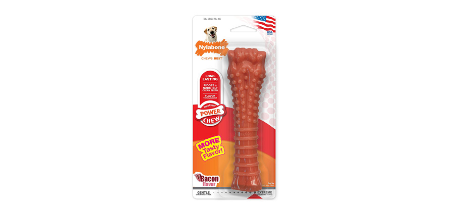 Nylabone DuraChew Power Chew Bacon Dog Toy