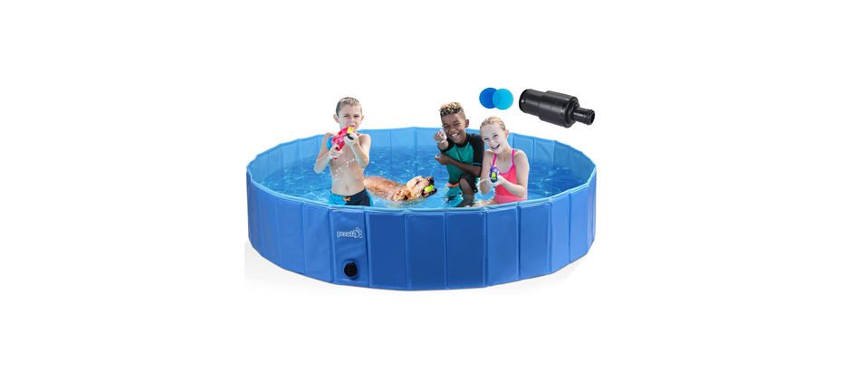  Pecute Foldable Dog Bath Pool