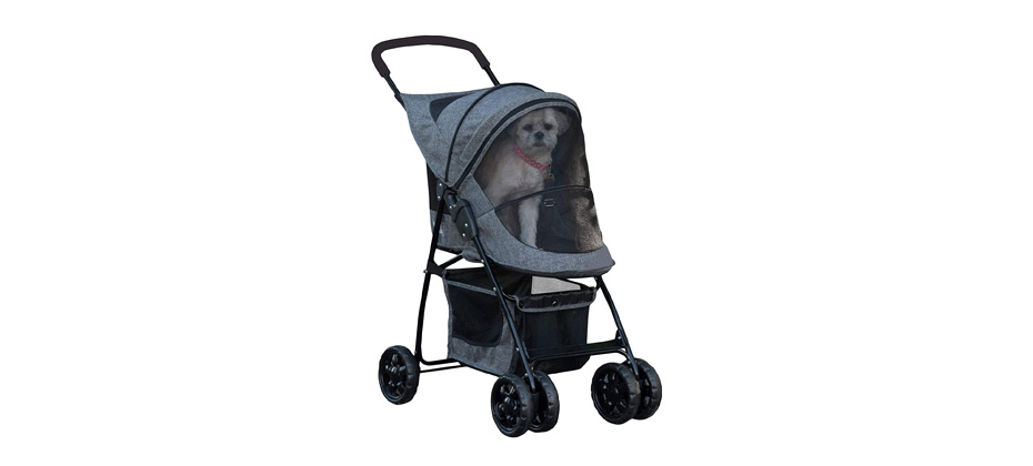 Best All Terrain: Pet Gear NO-Zip Happy Trails Lite Pet Stroller