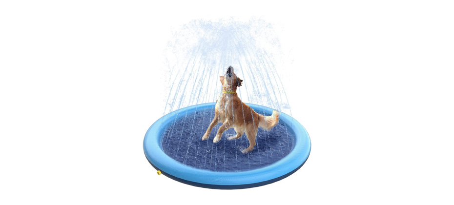 Peteast Splash Sprinkler Pad For Dogs