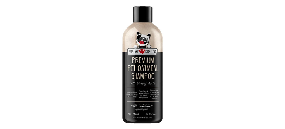 Best for Soft & Shiny Coat: Pets Are Kids Too Premium Oatmeal Pet Shampoo