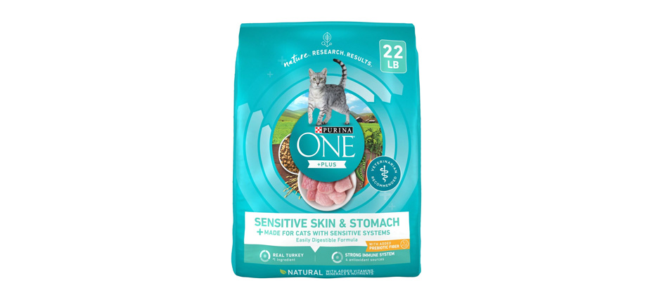 Purina ONE Sensitive Skin & Stomach Cat Food