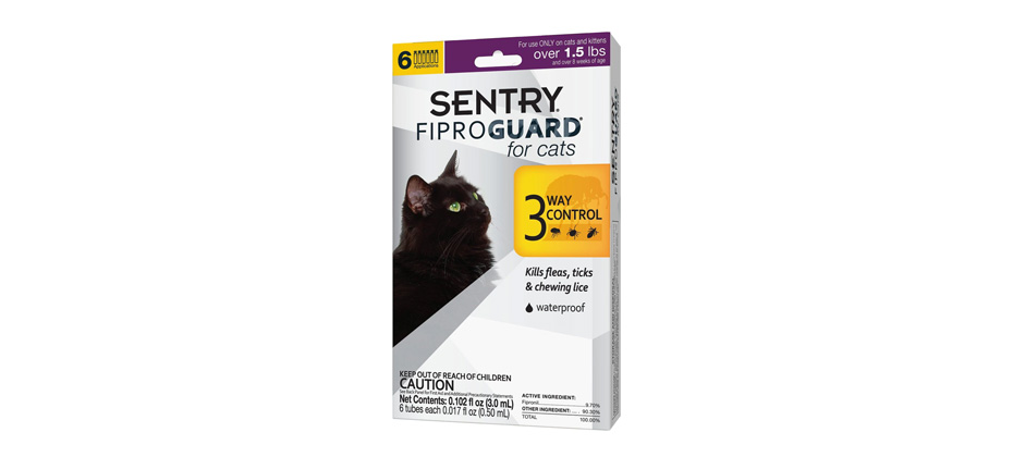 SENTRY Pet Care Flea And Tick Topical For Cats