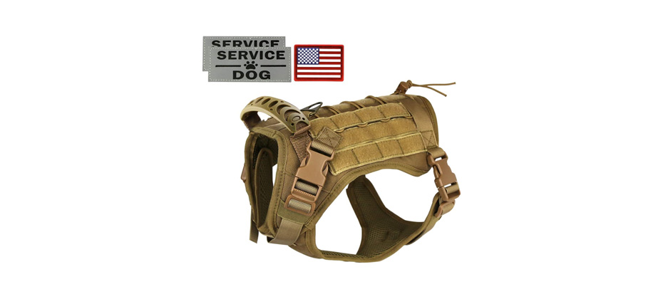 Tactical Service Dog Vest Harness