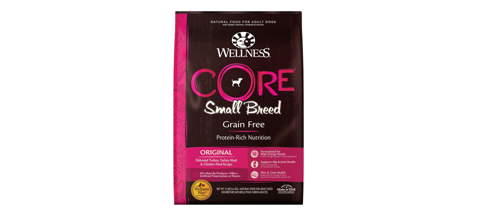 Best for Small Breeds: Wellness CORE Small Breed Turkey & Chicken Dry Food