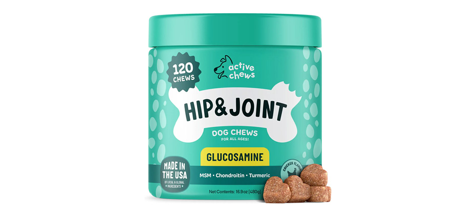 Active Chews Advanced Hip & Joint Support Dog Supplement