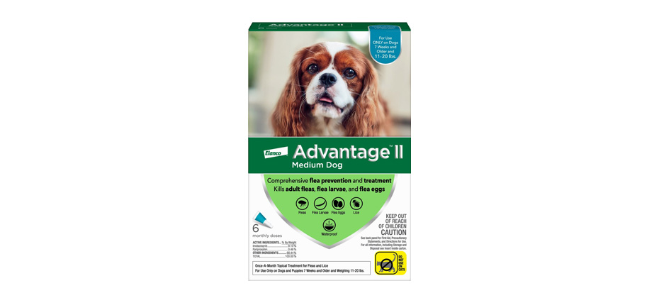 Best for Puppies: Advantage II Flea Treatment for Medium Dogs