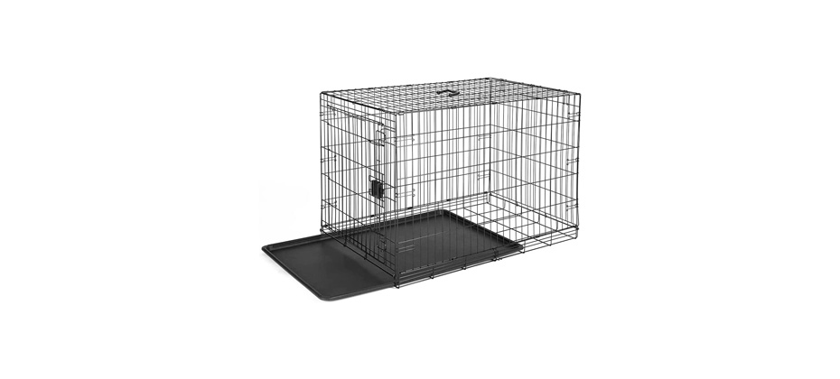 Best Crate for Medium Goldendoodle: Amazon Basics Foldable Metal Wire Dog Crate