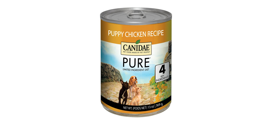Best Wet Puppy Food: CANIDAE PURE Puppy Grain-Free Limited Ingredient Chicken Recipe