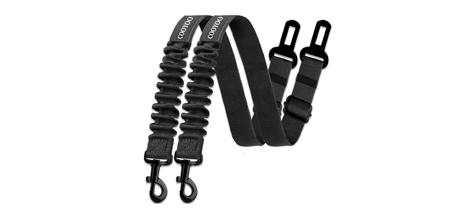 COOYOO 2 Packs Dog Seat Belt