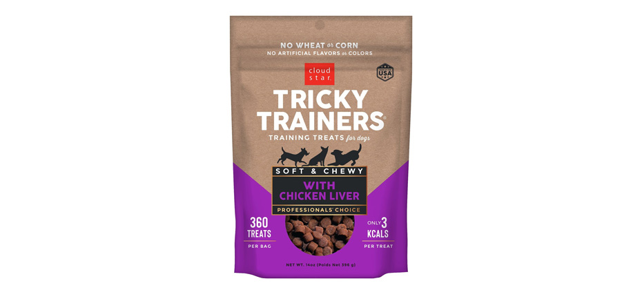 Cloud Star Chewy Tricky Trainers Liver Flavor Dog Treats