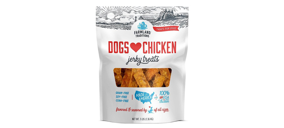 Farmland Traditions Dogs Love Chicken Jerky Treats