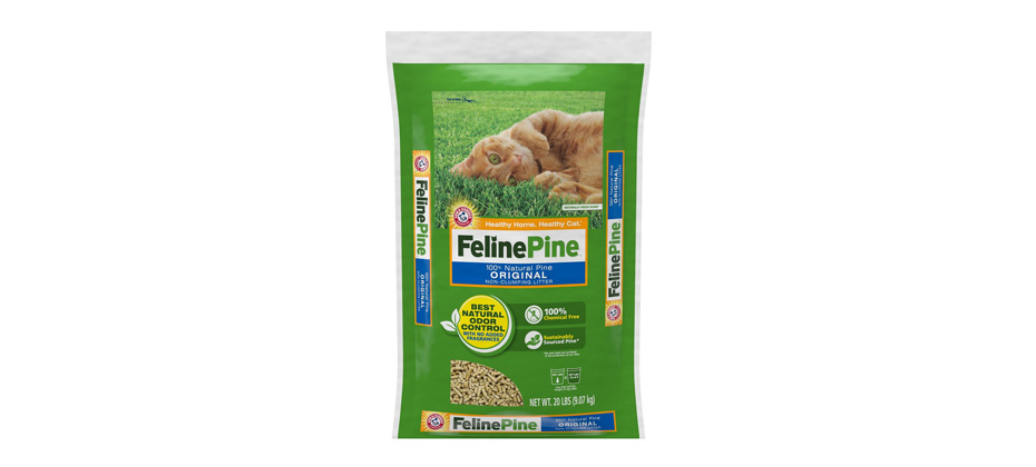 Feline Pine Original Non-Clumping Wood Cat Litter