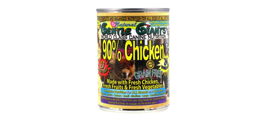 Gentle Giants 90% Chicken Grain-Free Wet Dog Food