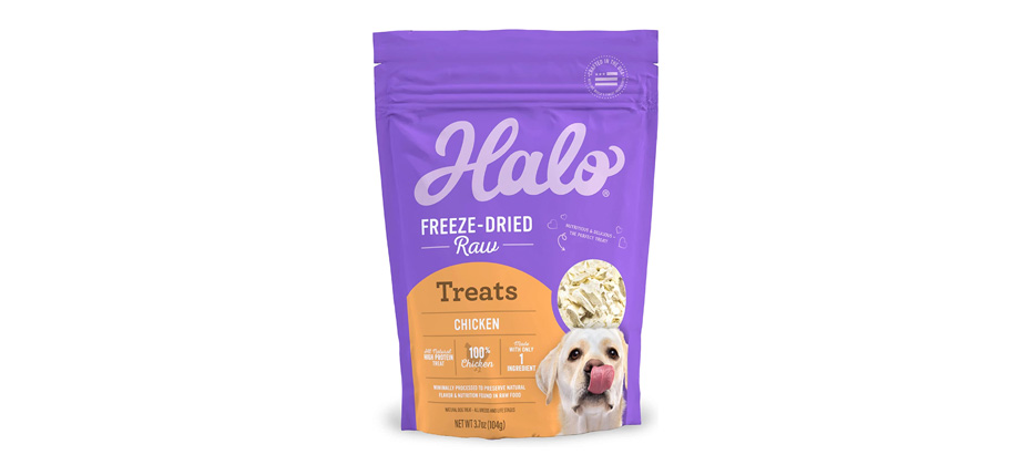 Halo Grain-Free 100% Chicken Breast Freeze-Dried Dog Treats