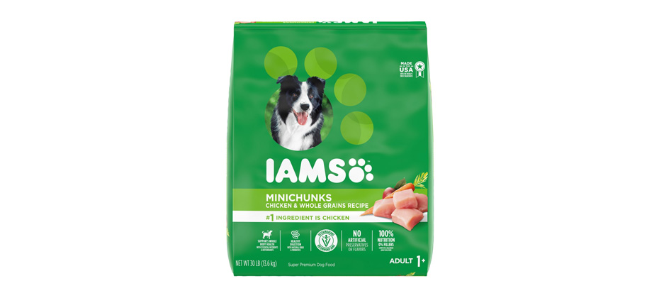 Iams Adult MiniChunks Chicken & Whole Grains Recipe