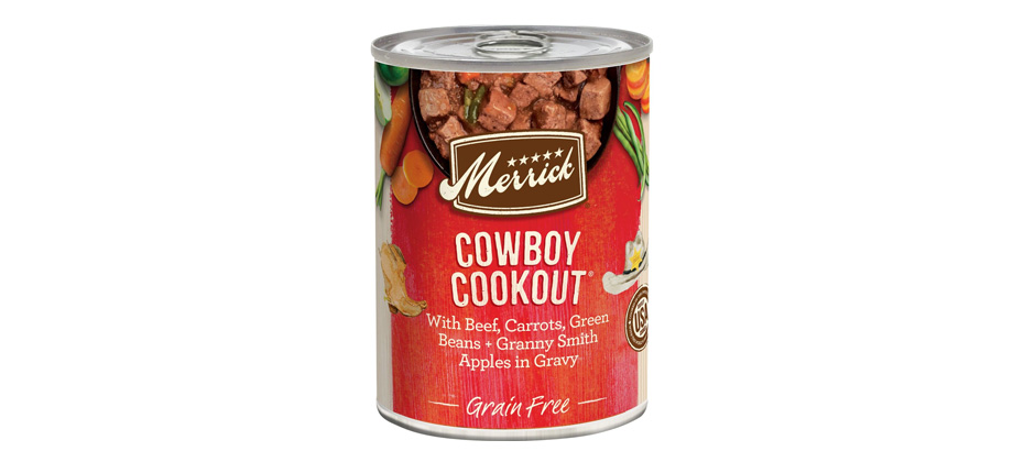 Best For All Life Stages: Merrick Grain-Free Wet Dog Food Cowboy Cookout