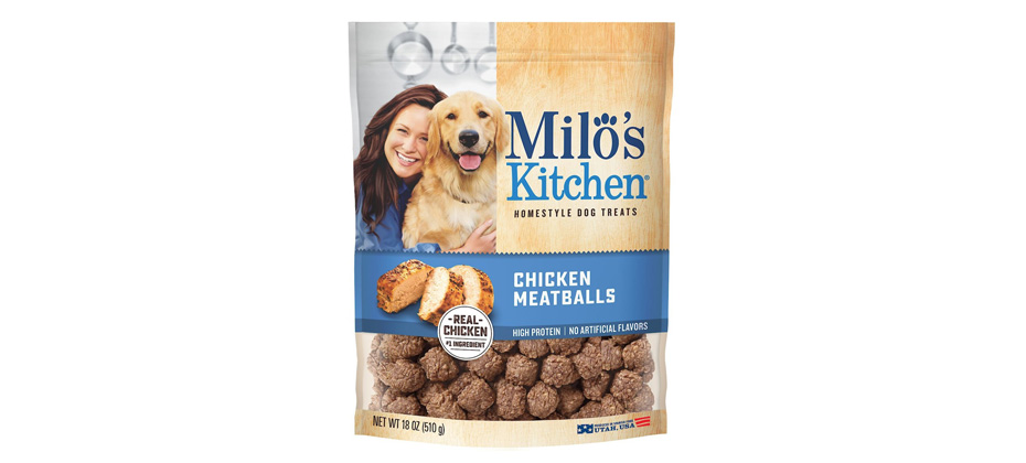 Milo's Kitchen Chicken Meatballs Dog Treats