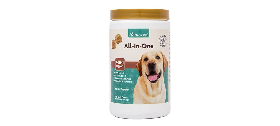 NaturVet All-In-One Soft Chews Multivitamin For Dogs
