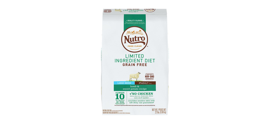 Nutro Limited Ingredient Diet Sensitive Support With Real Lamb & Sweet Potato Large Breed