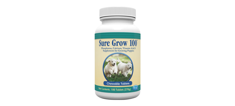 PetAg Sure Grow 100 Tablet Multivitamin For Puppies