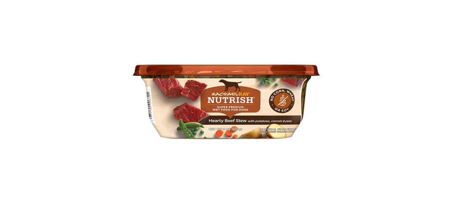 Best Overall: Rachael Ray Nutrish Natural Hearty Beef Stew Wet Dog Food