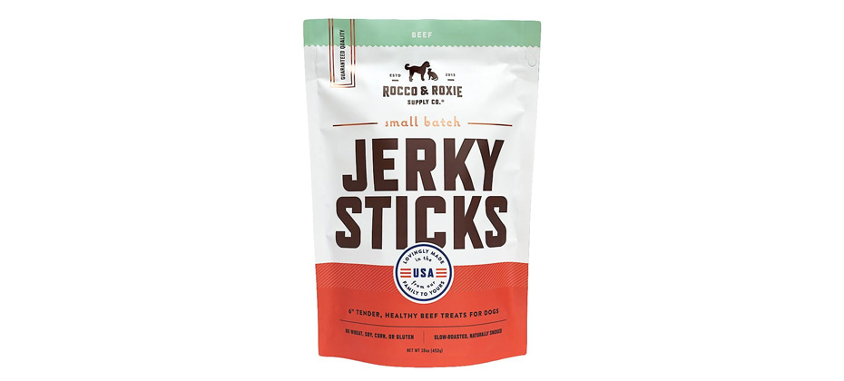 Best Jerky: Rocco & Roxie Gourmet Beef Jerky Dog Sticks