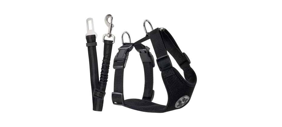 SlowTon Car Safety Dog Harness With Seat Belt