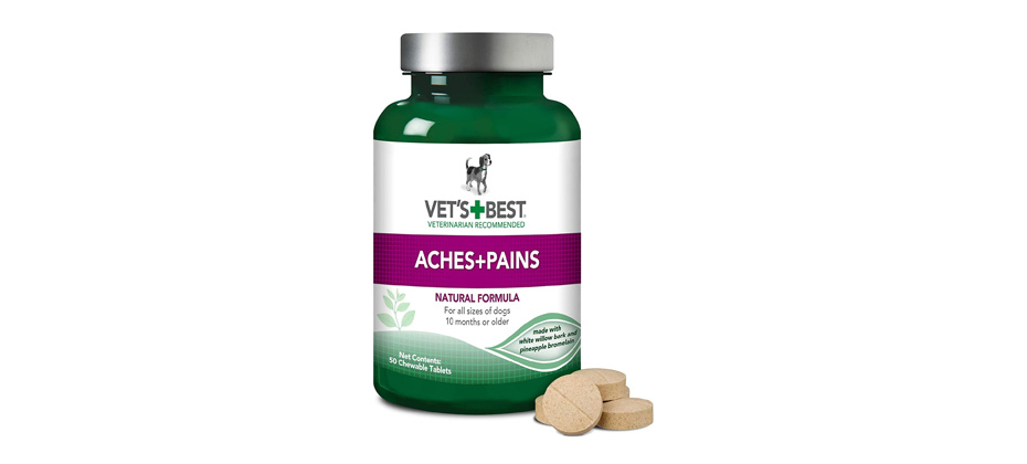 Vet's Best Aches+Pains Chewable Tablets Joint Supplement