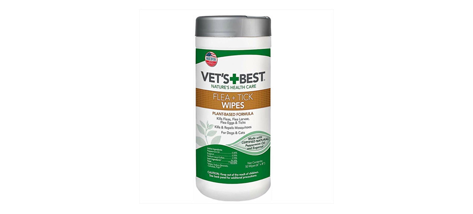 Best Flea and Tick Wipes: Vet's Best Flea and Tick Wipes 