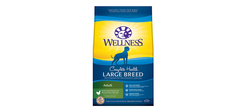 Wellness Large Breed Complete Health Adult Deboned Chicken & Brown Rice Recipe