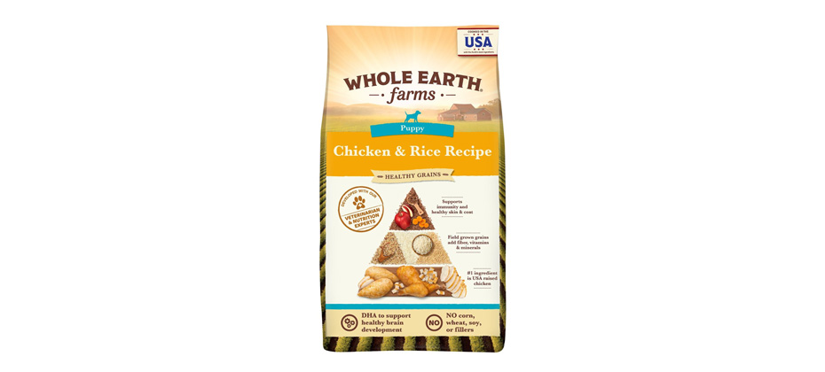 Whole Earth Farms Chicken & Rice Recipe Puppy Food