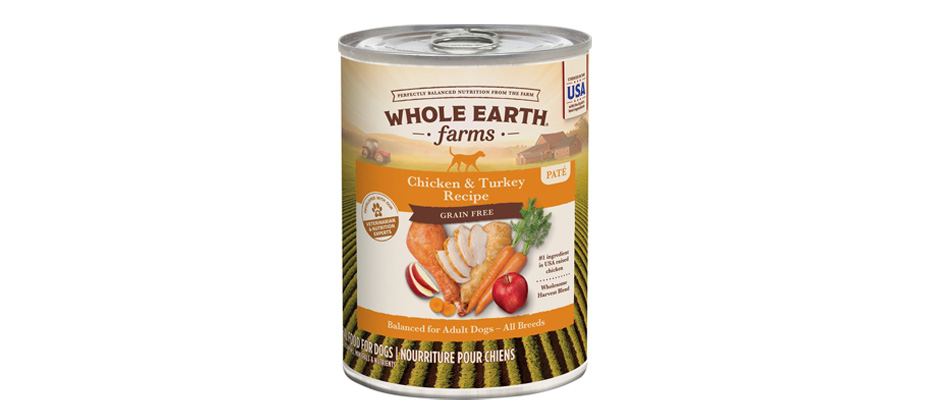 Best Grain-Free Wet Food: Whole Earth Farms Grain-Free Chicken & Turkey Recipe